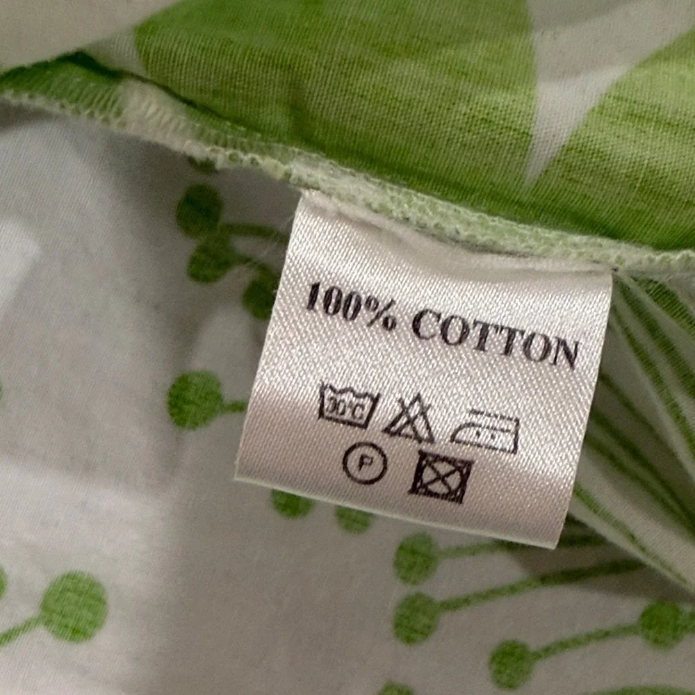Report Collection - Trend Lime Green Floral Button-Up Shirt - size L - Picture 7 of 7